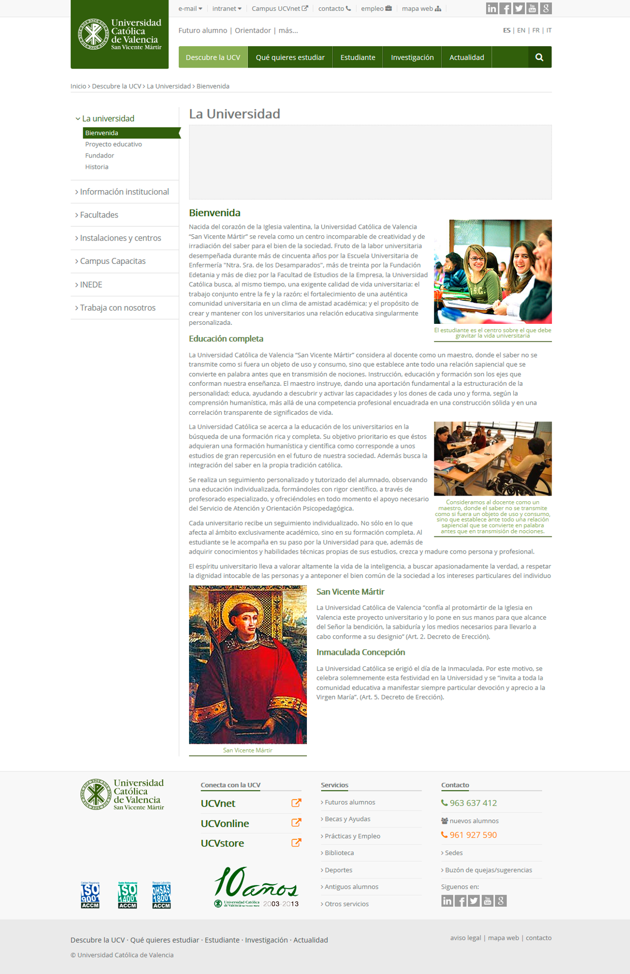 Web project UCV