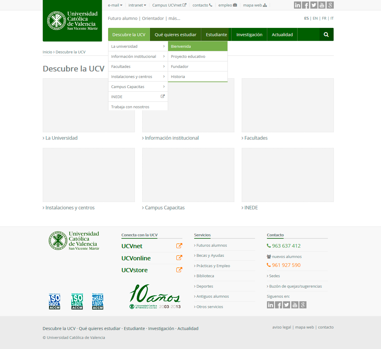 Web project UCV