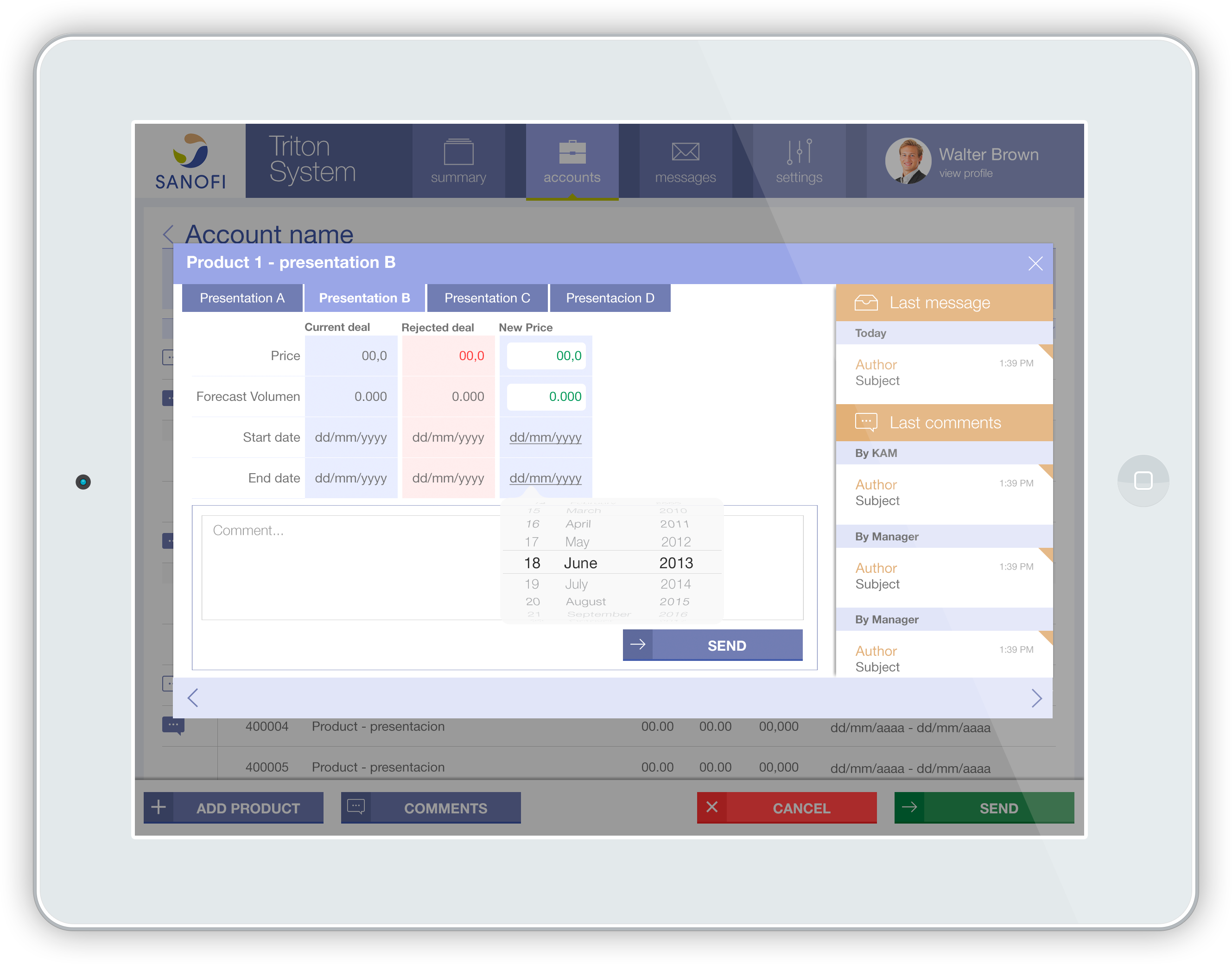 Sales Negotiation Process App
