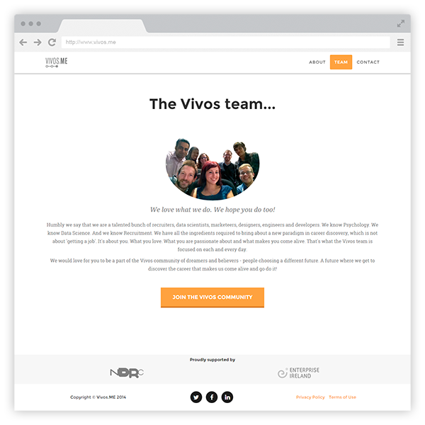 web Vivos.ME