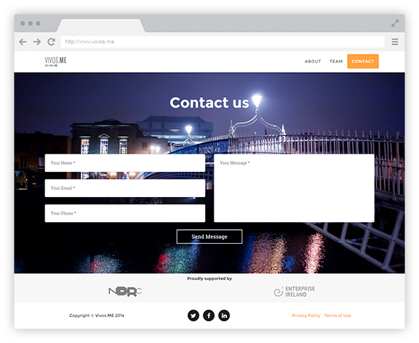 web Vivos.ME