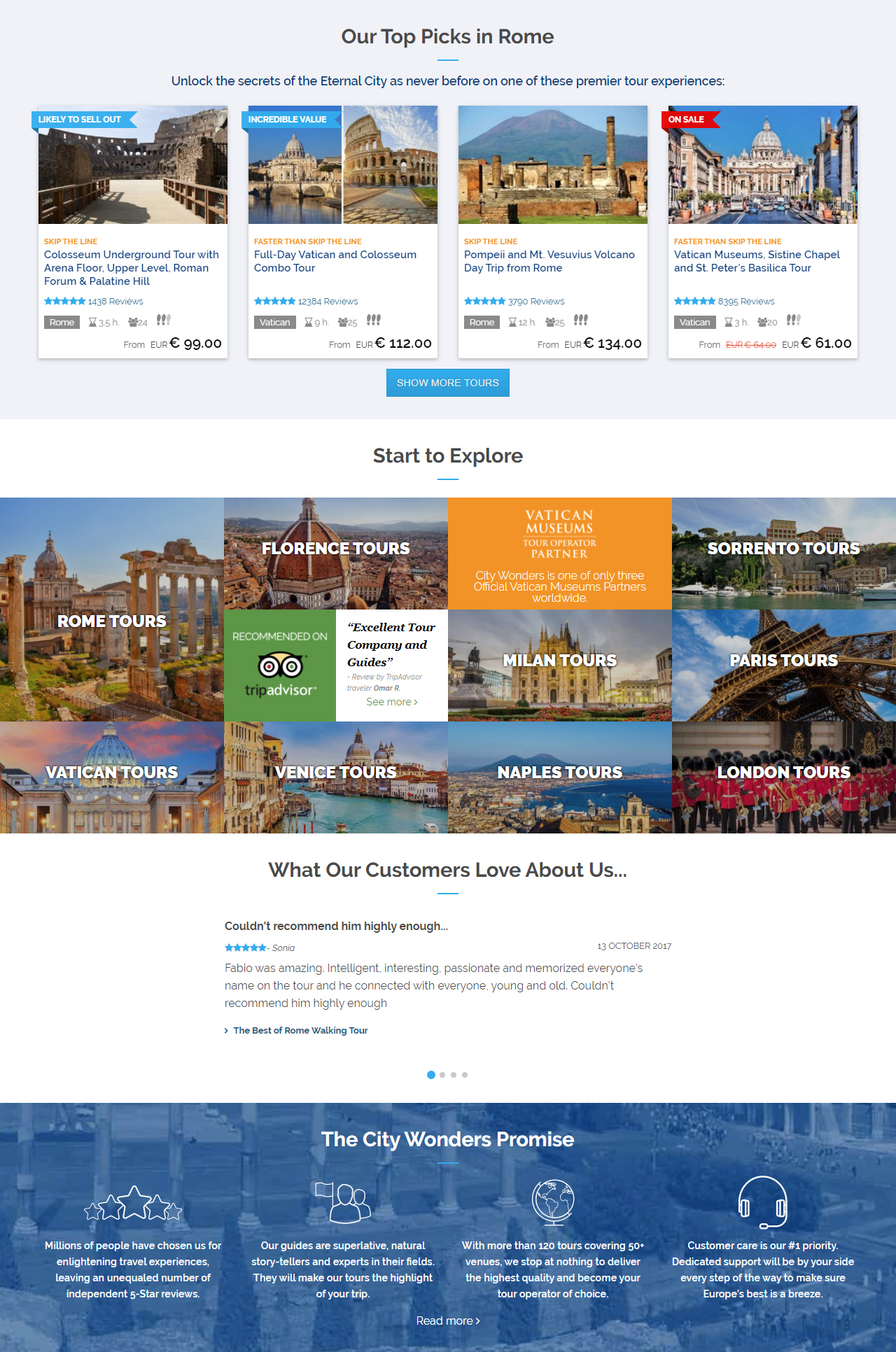 City Wonders Website